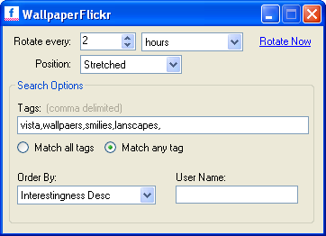 WallpaperFlickr-options