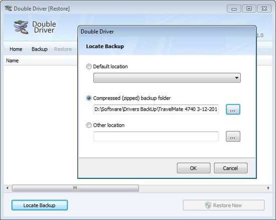 DoubleDriver - Restore Drivers