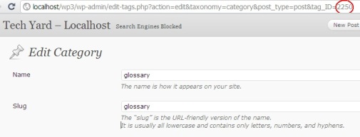 edit glossary category